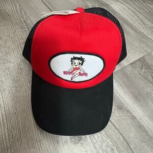 NWT Vintage Betty Boop Snap Back Trucker Hat